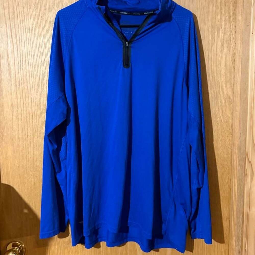 Russell Athletic Dri-Power 360 Blue Quarter Zip Pullover